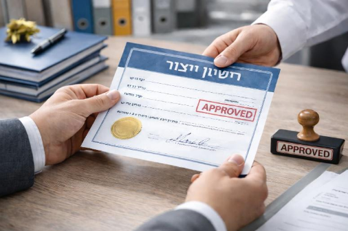 4.	ליווי להנפקת רישיון ייצור לעסקי מזון